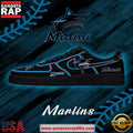 Miami Baseball Limited Edition Nike Air Force 1 Sneakers Shoes