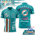 Miami Dolphins 2026 NFL American Semiquincentennial 250th Anniversary Polo Shirt