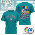 Miami Dolphins 2026 NFL Autism Awareness Month All Over Print Shirt