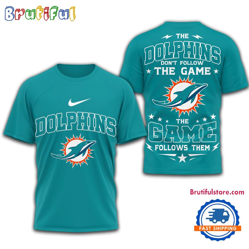 Miami Dolphins 2026 NFL Rule The Field Limited 3D T Shirt