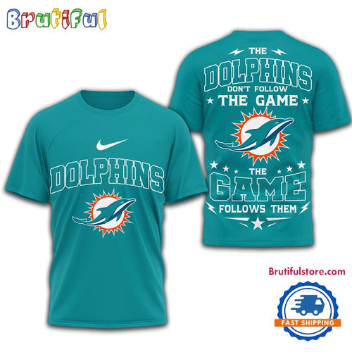 Miami Dolphins 2026 NFL Rule The Field Limited 3D T Shirt