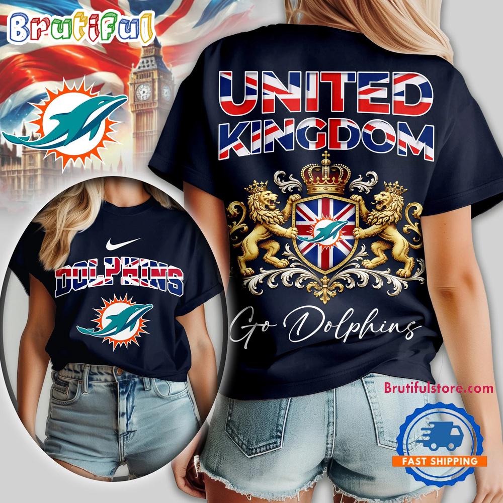 Miami Dolphins 2026 NFL United Kingdom Unisex 3D Shirt