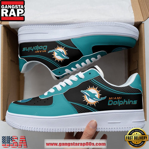 Miami Dolphins AF 1 Sneaker Running Sneakers Shoes