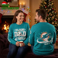 Miami Dolphins Dad Like A Regular Dad Only Cooler Ugly Christmas Sweater