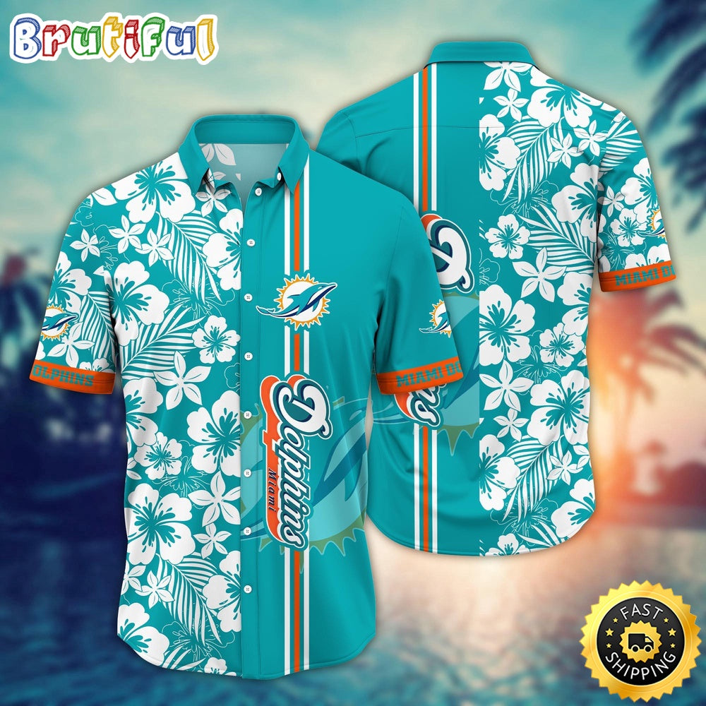Miami Dolphins Hawaii Shirt Flower Exotic Island Fashion