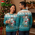 Miami Dolphins Ho Ho Ho Helmet Ugly Christmas Sweater