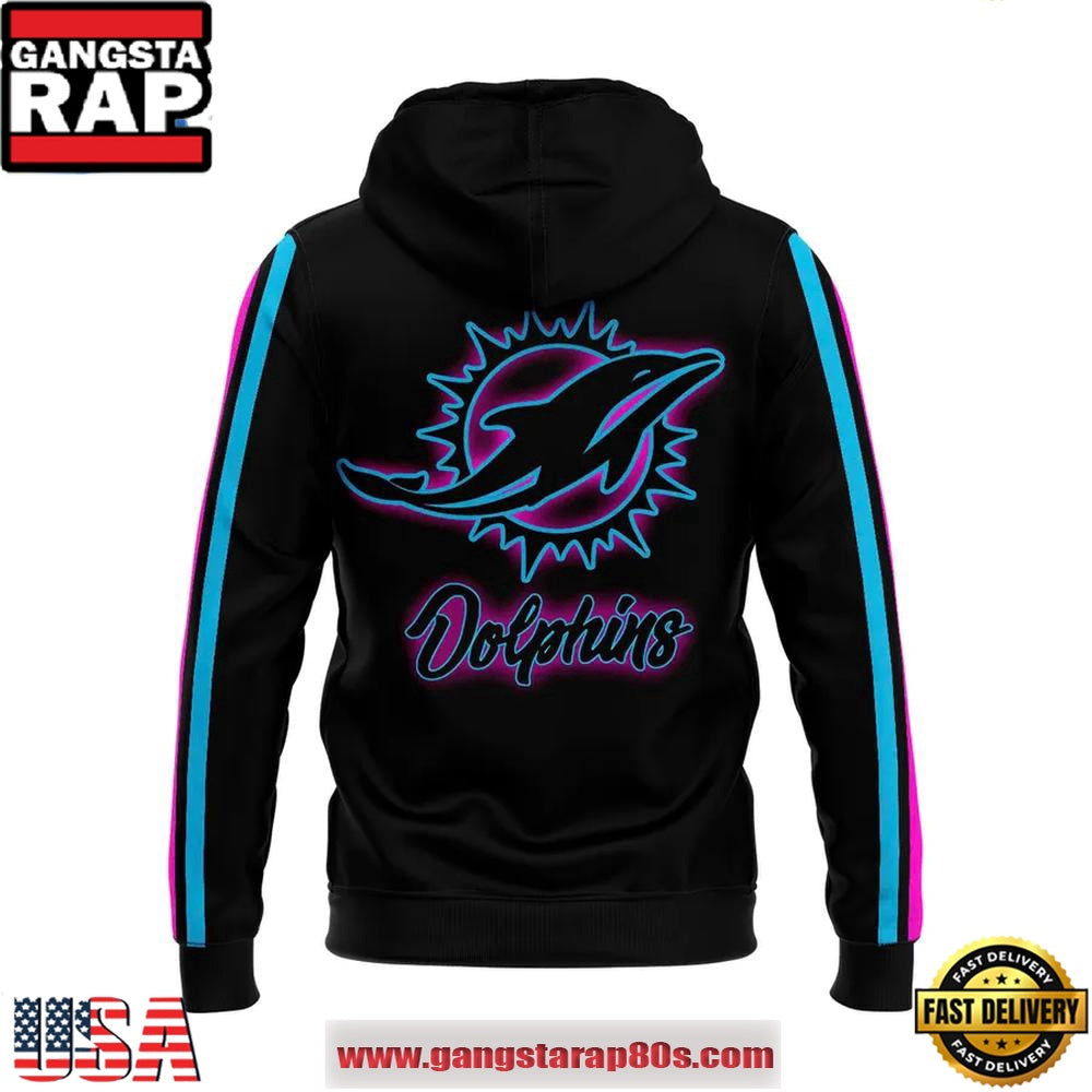 Miami Dolphins Miami Vice 2025 NFL Rivalries Special Edition Unisex Hoodie