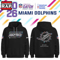Miami Dolphins NFL Crucial Catch 2026 Limited Edition Black Hoodie Shirt, Football New Design Shirt