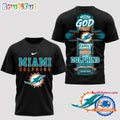 Miami Dolphins NFL Faith Family Team Pride 3D T Shirt
