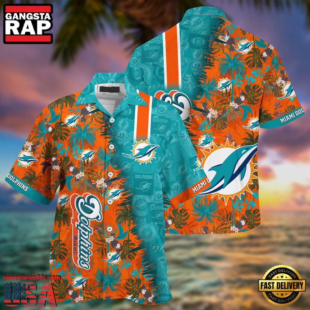 NFL Miami Dolphins Football Aloha Hawaiian Shirt