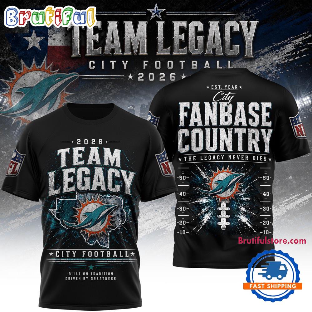 Miami Dolphins NFL Gridiron Dynasty Limited Edition 3D Shirt