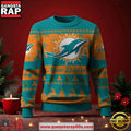 Miami Dolphins NFL Holiday Spirit Ugly Christmas Sweater