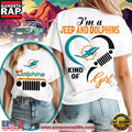 Miami Dolphins NFL Jeep Girl Women’s Shirt