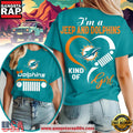 Miami Dolphins NFL Jeep Girl Women’s T Shirt