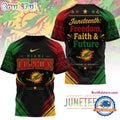 Miami Dolphins NFL Juneteeth Freedom Faith & Future 2026 Limited 3D Shirt