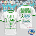 Miami Dolphins NFL Mental Health Awareness Month 3D T Shirt