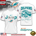 Miami Dolphins NFL Premium NFL Jeep Unisex T-Shirt