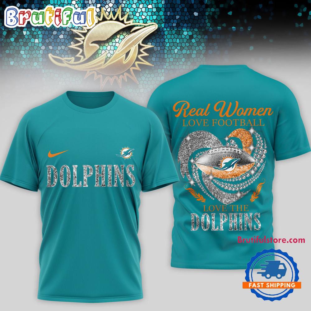 Miami Dolphins NFL Real Women Love Football Limited Edition 3D Shirt