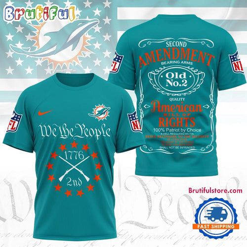 Miami Dolphins NFL Second Amendment Limited Edition 3D Shirt