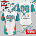 Miami Dolphins NFL Snoopy Ultimate Game Day Personalized Jersey Shirt