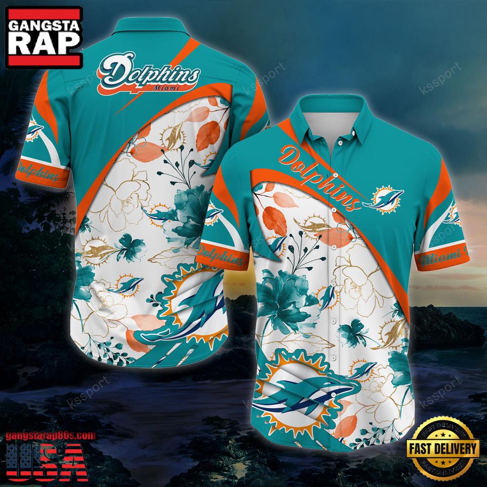 NFL Miami Dolphins New Design Hawaiian Shirt