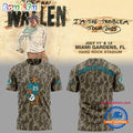 Miami Dolphins x Morgan Wallen Live in Miami 2025 T Shirt
