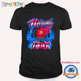Miami Heat Vice City Basketball Nba 2025 Wall Painting T Shirt
