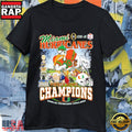 Miami Hurricanes 2025-2026 Fiesta Bowl Champions Mascot Helmet T-Shirt