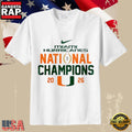 Miami Hurricanes 2026 National Champions Fan Pride T-Shirt