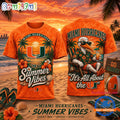 Miami Hurricanes 2026 NCAA Summer Vibes Limited Edition 3D T Shirt