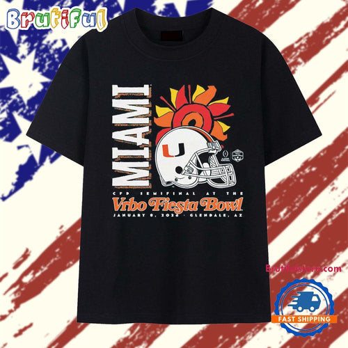 Miami Hurricanes CFP Semifinal at The 2026 Vrbo Fiesta Bowl T Shirt