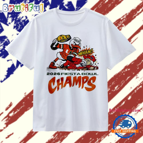 Miami Hurricanes Fiesta Bowl Champions 2026 It’s All About The U mascot T Shirt