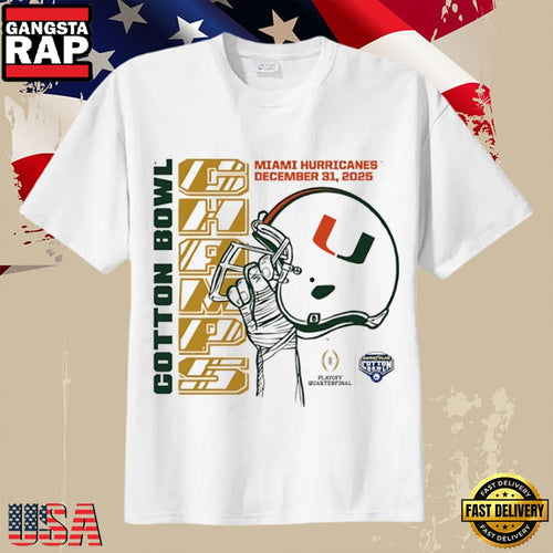 Miami Hurricanes Football Cotton Bowl Champions 2025 T Shirt