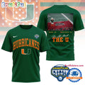 Miami Hurricanes NCAA CFB Quarterfinal Game Winners Special New 3D Shirt
