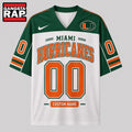 Miami Hurricanes NCAA College Team Pride Personalized Football jersey