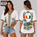 Miami Hurricanes NCAA Collegiate Pride Collection V Neck T Shirt