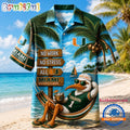 Miami Hurricanes NCAA No Work No Stress Hawaiian Shirt