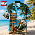 Miami Hurricanes NCAA No Work No Stress Hawaiian Shirt