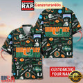 Miami Hurricanes Solgan Canes Watch True Fan Spirit Custom Name Aloha Hawaiian Shirt