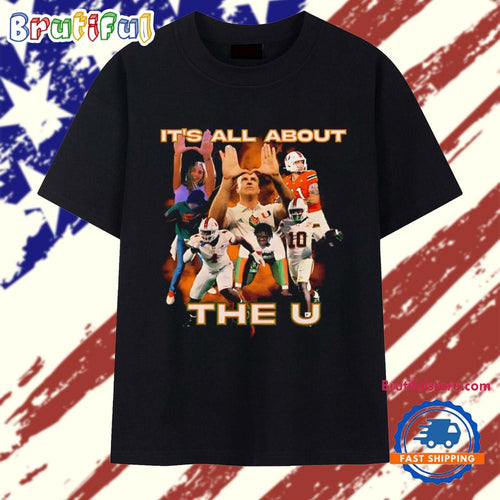 Miami Hurricanes Vrbo Fiesta Bowl Champions 2026 All About The U graphic T Shirt