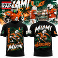 Miami Hurricanes x Hellstarsports 2026 Limited Edition T Shirt
