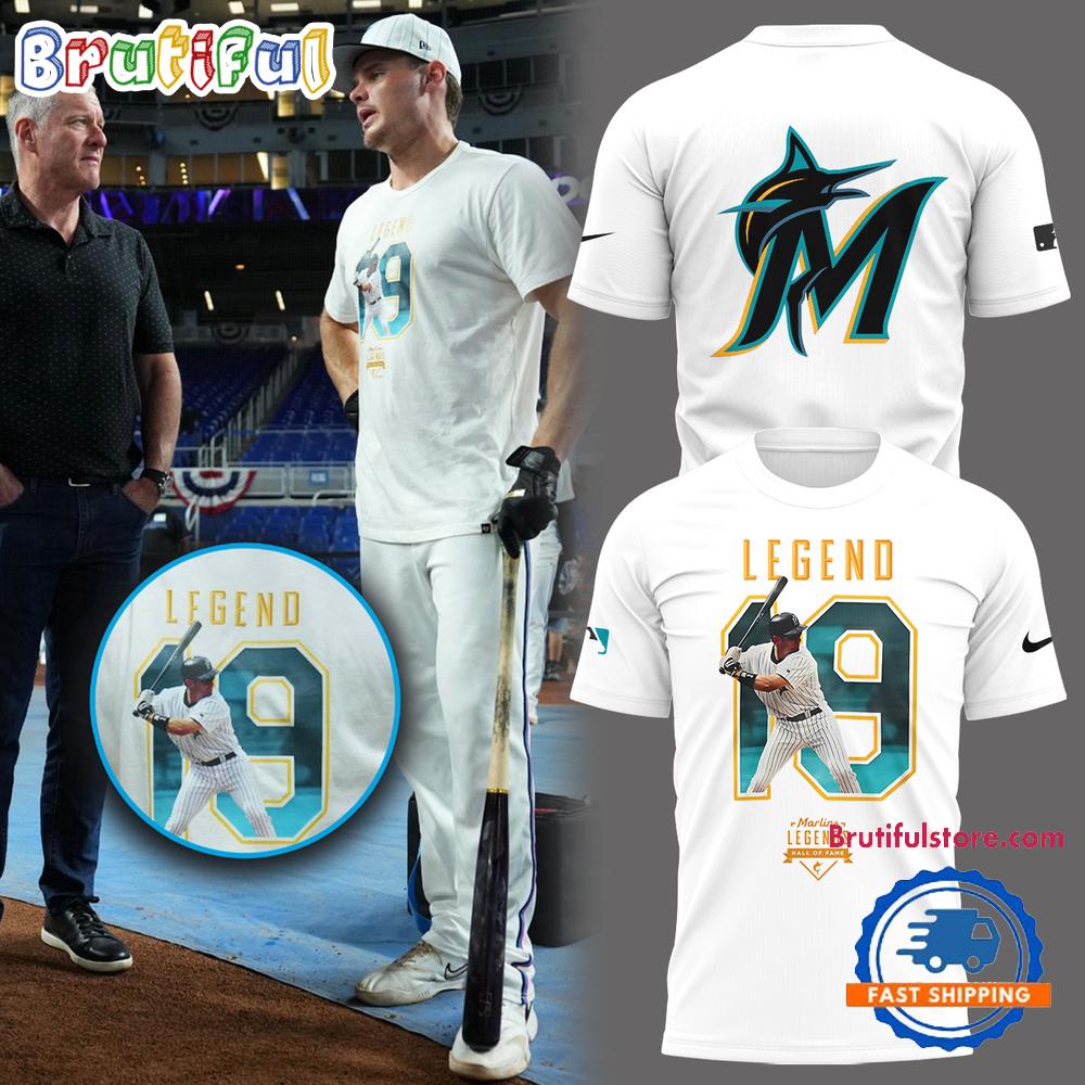 Miami Marlins Baseball 2025 Marlins Honoring Jeff Conine Hoodie T-Shirt