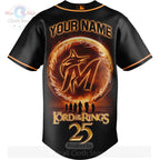 Miami Marlins Lord of the Rings 25th Anniversary Custom Baseball Jersey