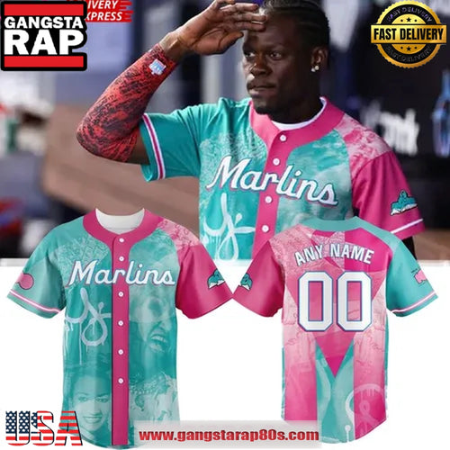 Miami Marlins x 2025 Cuban Heritage Celebration Custom Baseball Jersey Shirt