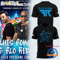 Miami Marlins x Luis Fonsi and Flo Rida 2025 New 3D Shirt
