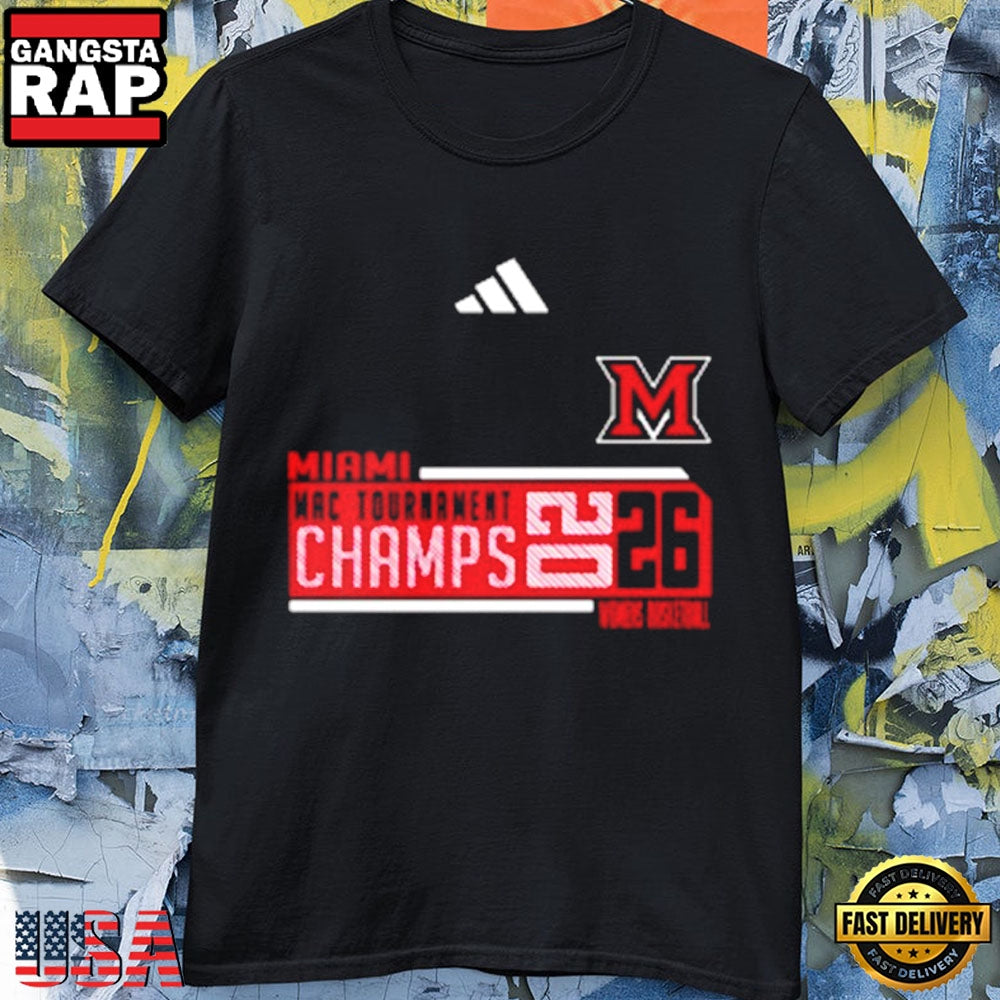 Miami Women’s Basketball MAC Tourney Champs 2026 Fan T-Shirt
