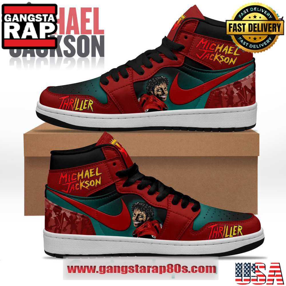 Michael Jackson The King Limited Edition Air Jordan 1 Sneakers Shoes