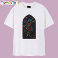 Michael Jordan Mj Chicago Bulls Stained Glass T Shirt
