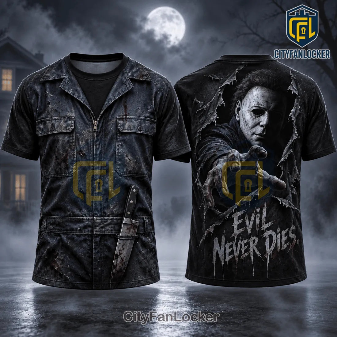 Michael Myers Evil Never Dies Horror Movie Shirt