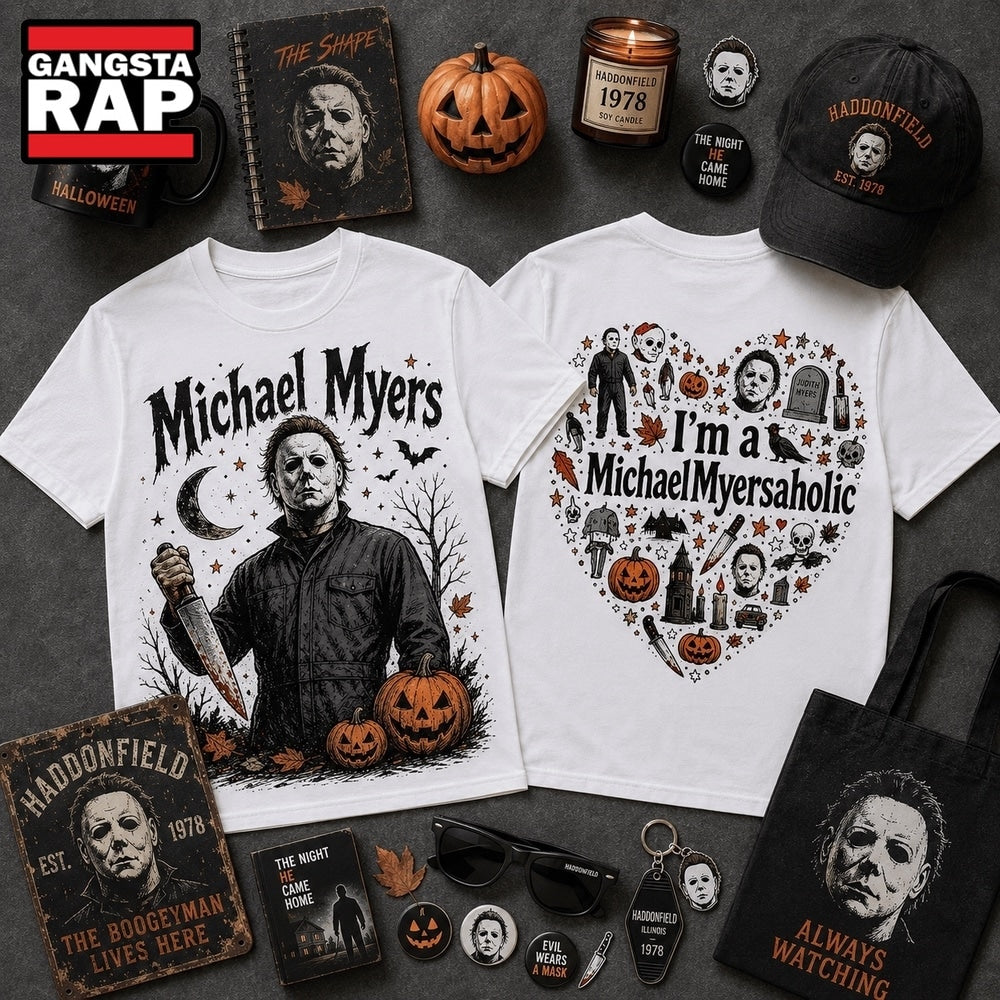 Michael Myers Halloween Horror Graphic 3D Shirt , Music Trending 3D Shirt